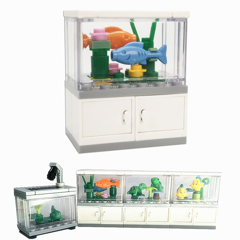 Tech Diving Accessories - Stadsvrienden Aquarium Bouwstenen Moc Assembleren Speelgoed