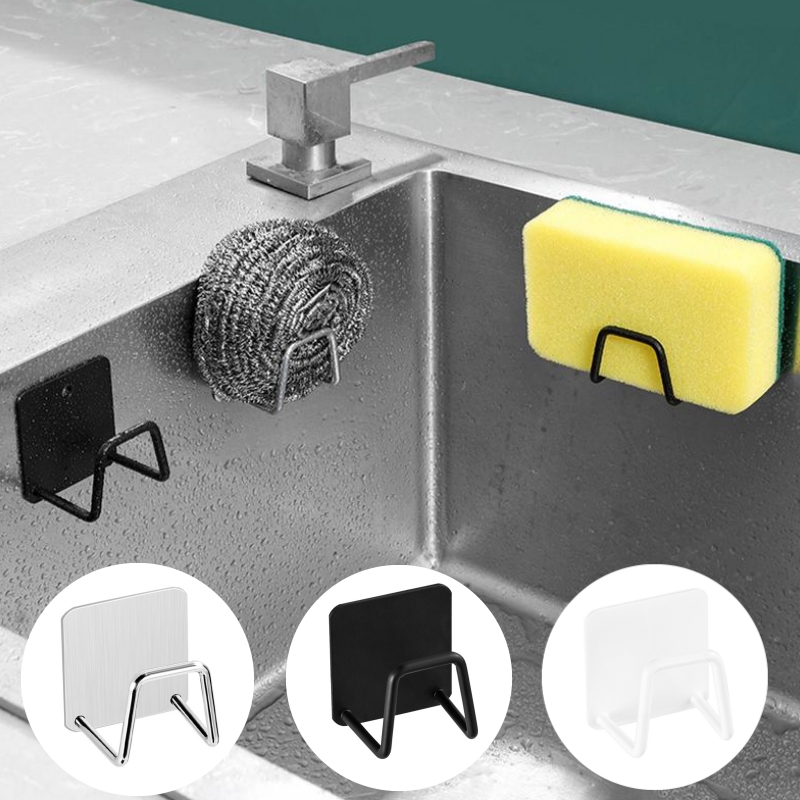 Tech Accessories Organizer - Keuken RVS Gootsteen Sponzen Houder Zelfklevende