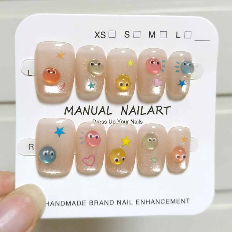 Nail Tech Accessories - 10 stuks Franse stijl nieuwe schattige