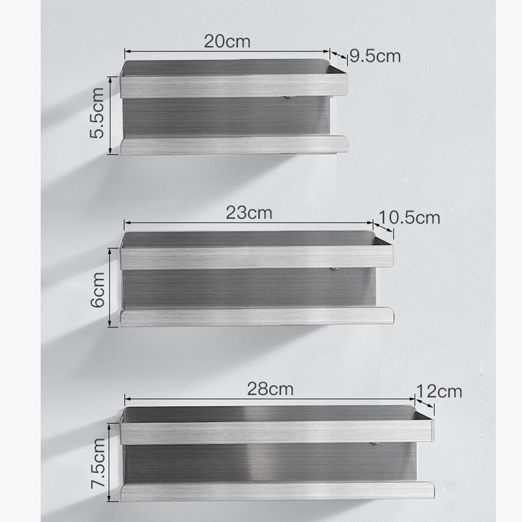 Tech Accessories Organizer - Hangende kruidenrek van roestvrij staal, organizerplank,