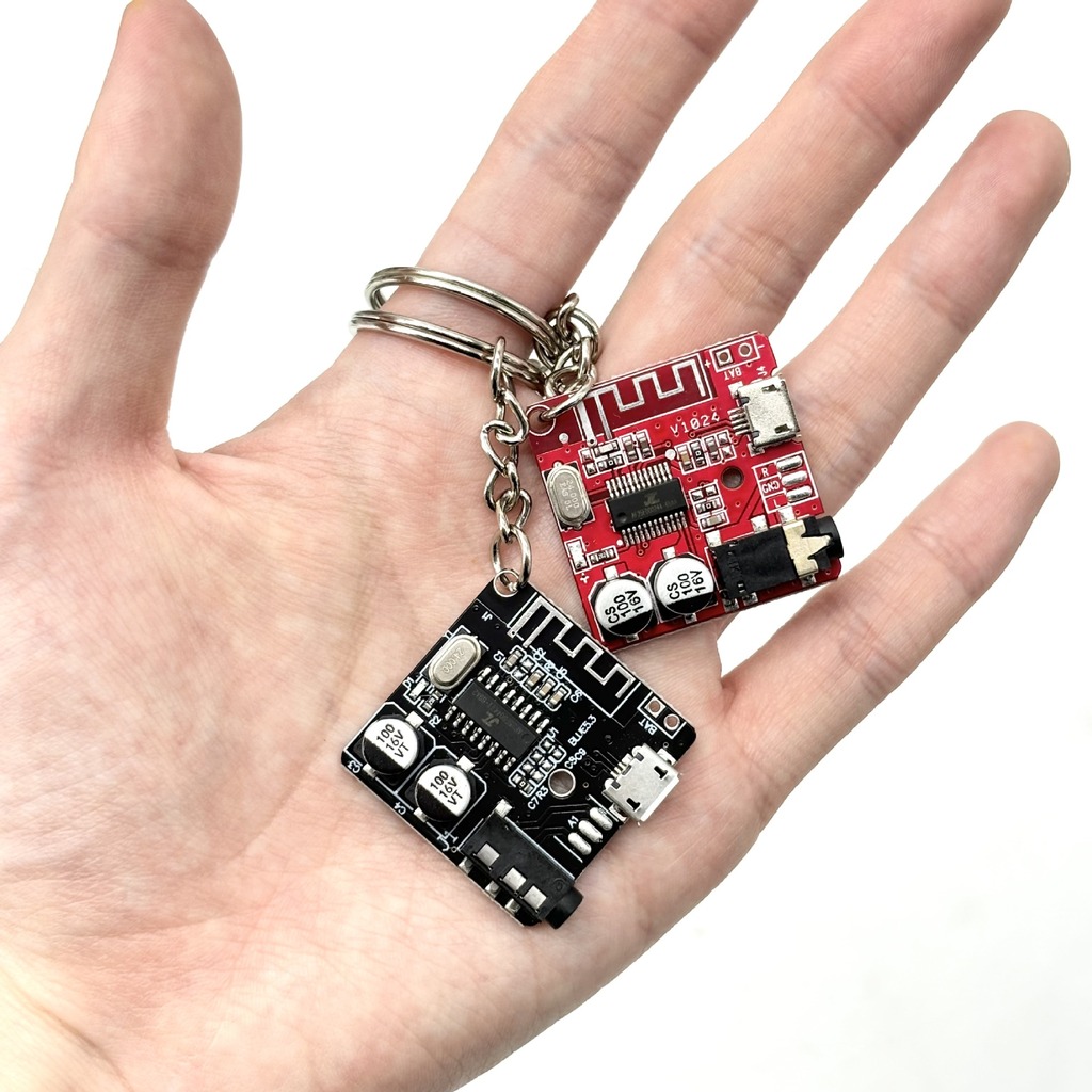 Tech Accessories Key - Cyberpunk stijl printplaat sleutelhanger retro tech