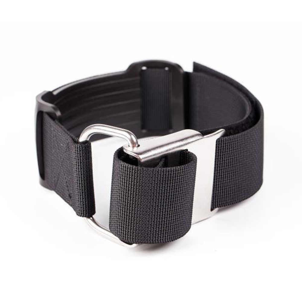 Tech Diving Accessories - Duikflesband van roestvrij staal met cam-lock