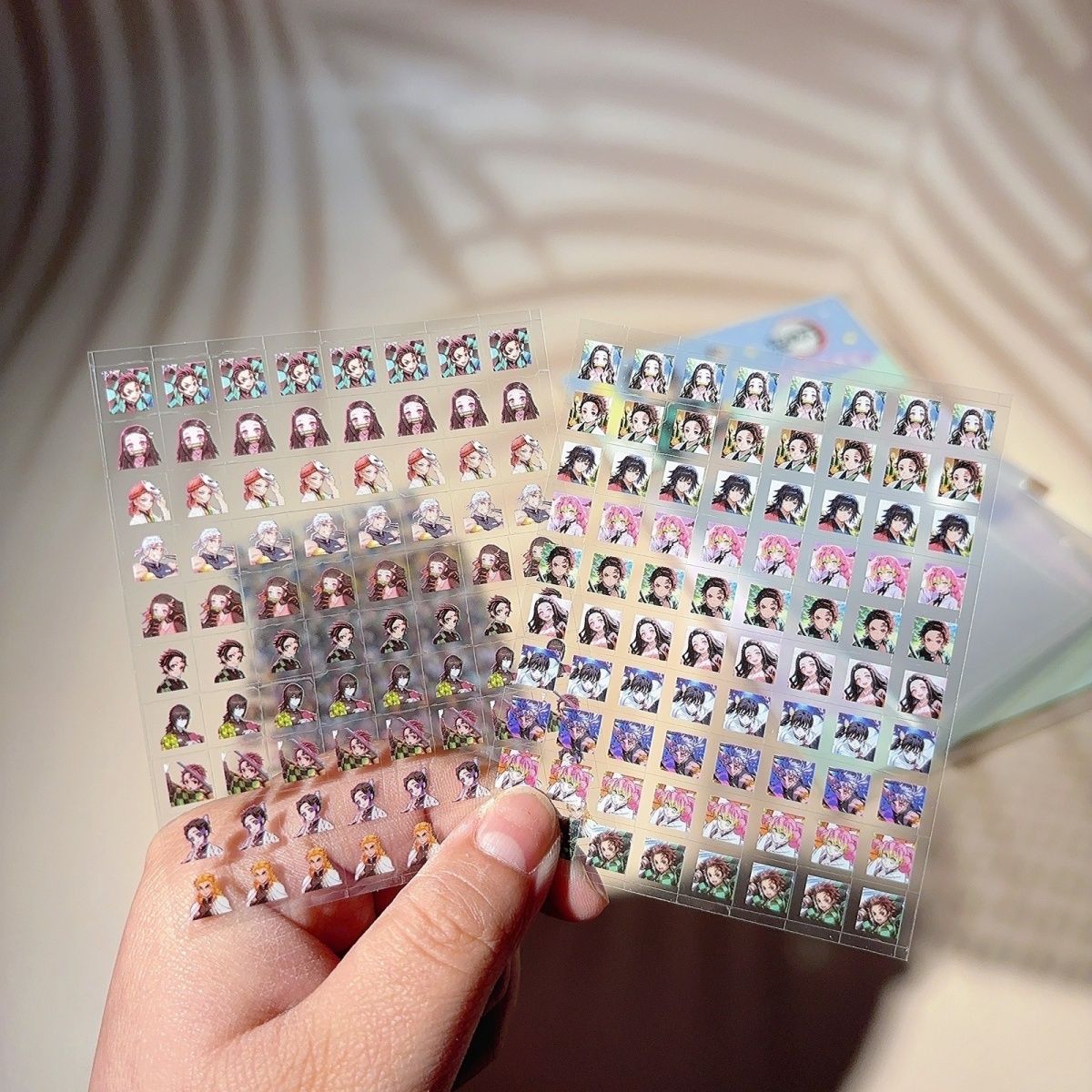 Nail Tech Accessories - 10 vellen per boekje Demon Slayer