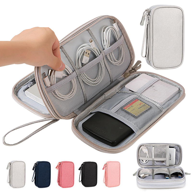 Tech Accessories Organizer - Multicolor draagbare reistas voor digitale apparaten