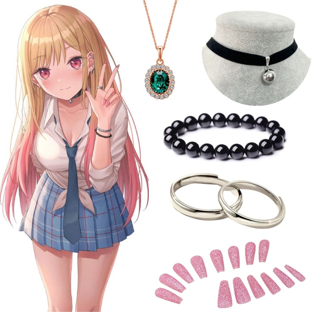 Nail Tech Accessories - Kitagawa Marin Oorbellen Ketting My Dress