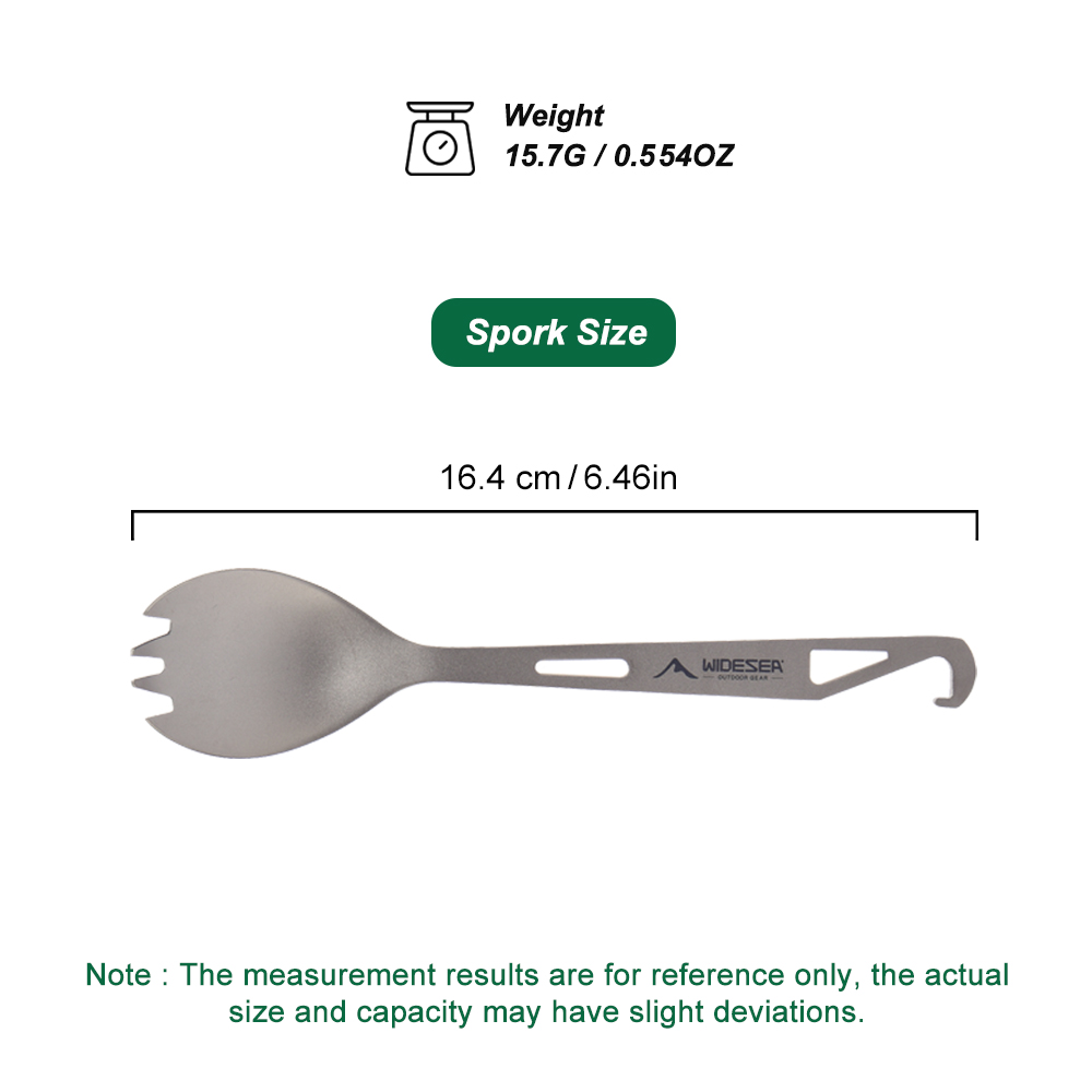 Widesea Camping Kookset Spork  - Hi Tech Kitchen Accessories recensie en prijs