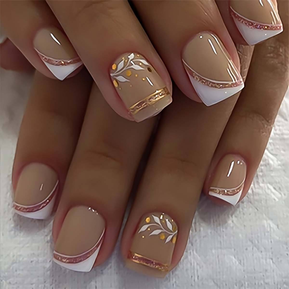 Naakte korte vierkante opdruk  - Nail Tech Accessories recensie en prijs