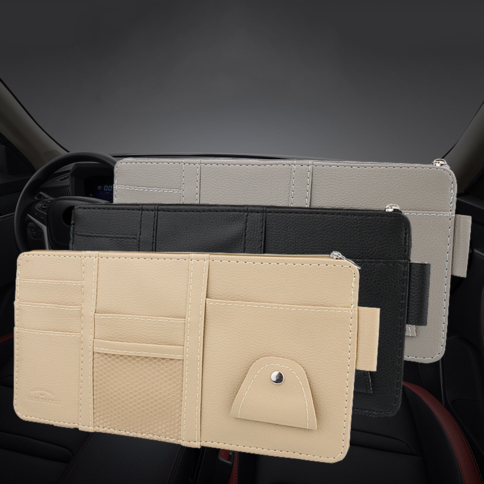 Auto zonneklep organizer, auto - Tech Accessories Bag recensie en prijs