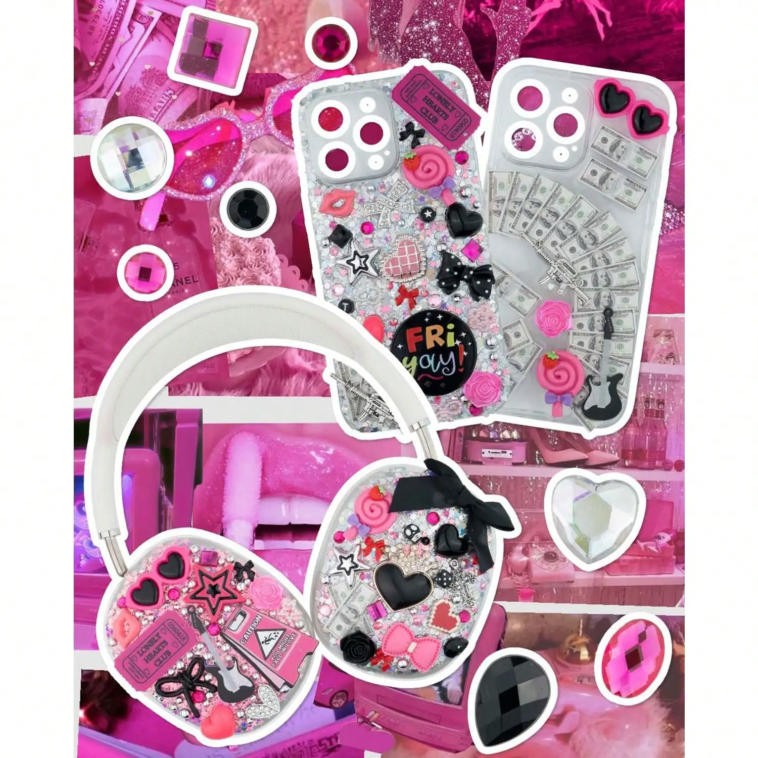 1050 stuks set met telefoonhoe - Nail Tech Accessories recensie en prijs
