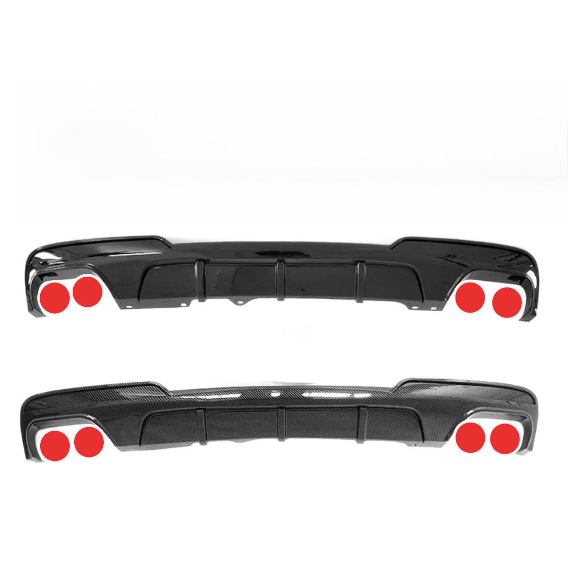 Achterbumper diffuser, Competi - Tech Accessories Store recensie en prijs
