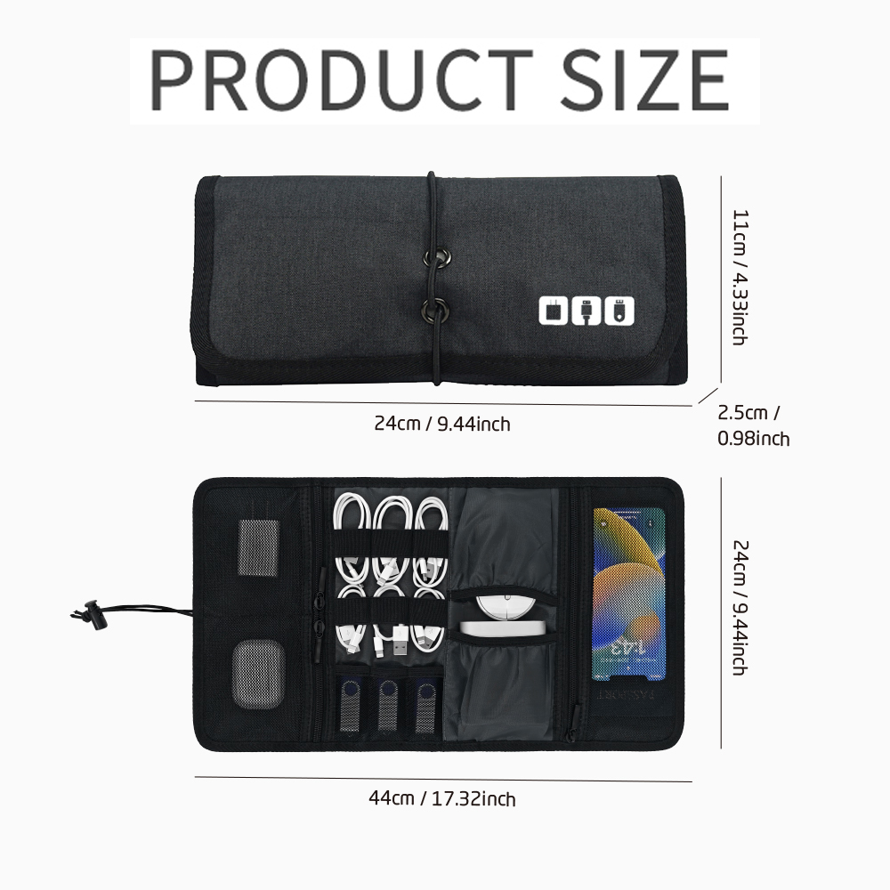 Tech Organizer Bag Kabelopberg - Tech Accessories Store recensie en prijs