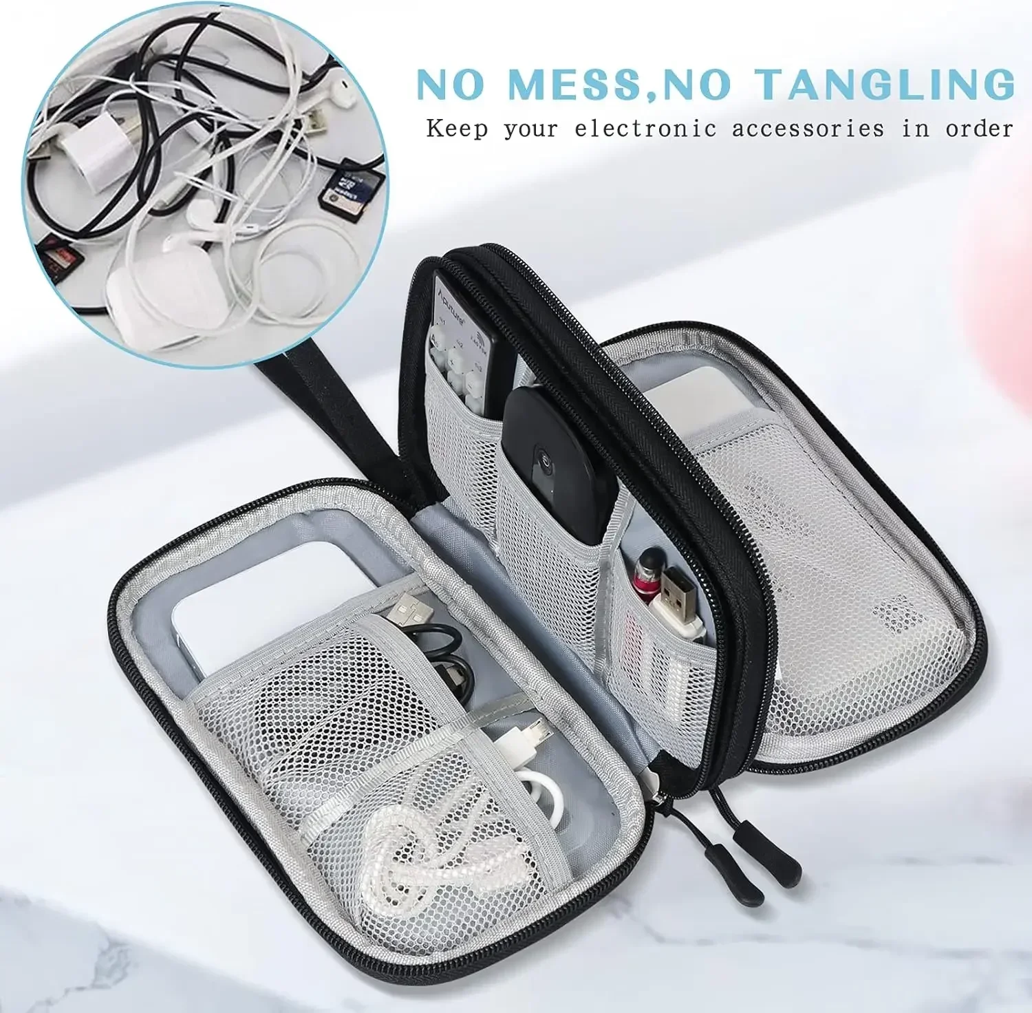 Reiskabeltas Draagbare digital - Tech Accessories Organizer recensie en prijs