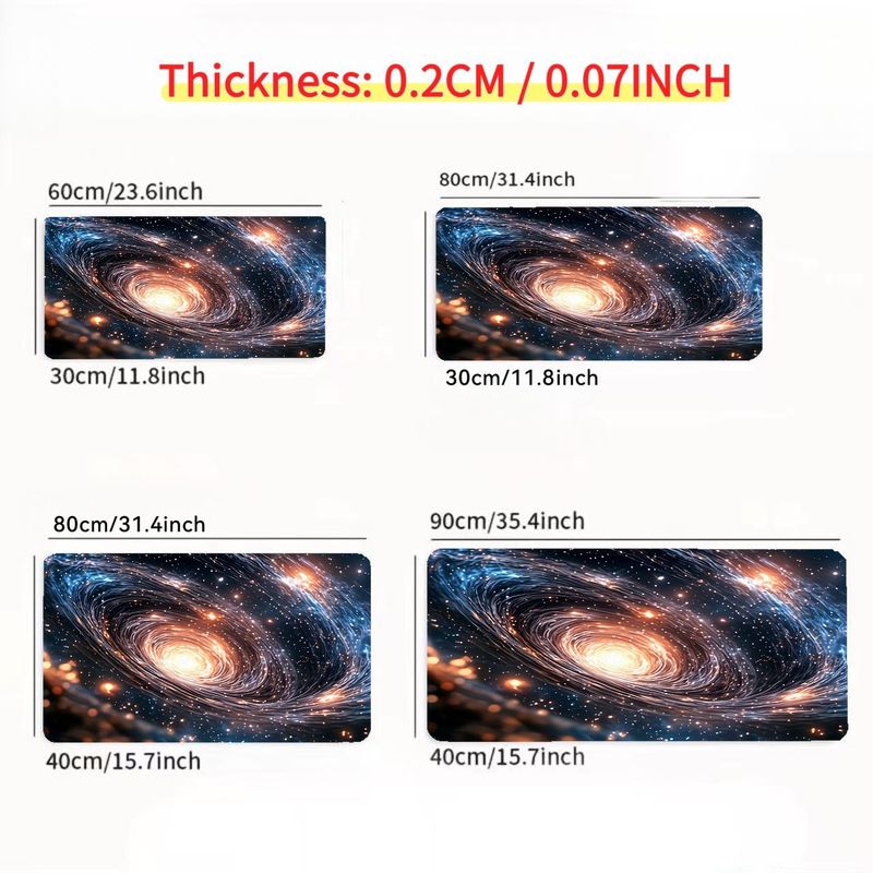 Cosmic Galaxy Iron Art muismat - We Tech Galaxy Accessories recensie en prijs